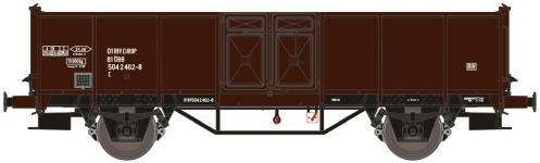 Exact-Train EX23966 - H0 - Offene Güterwagen E UIC, ÖBB, Ep. V